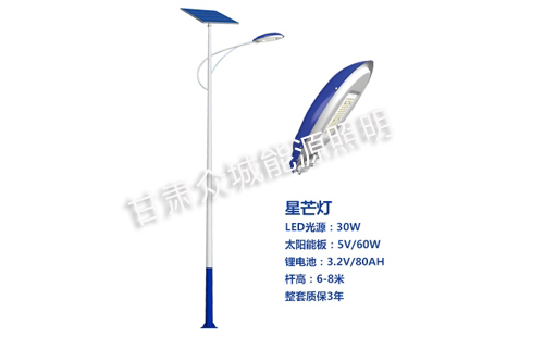 瓜州太阳能路灯核心技术参数解读 瓜州太阳能路灯核心技术参数解读